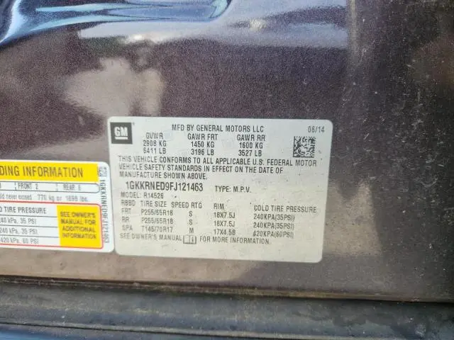 2015 GMC ACADIA SLE  