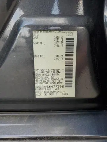 2013 NISSAN ALTIMA 2.5  
