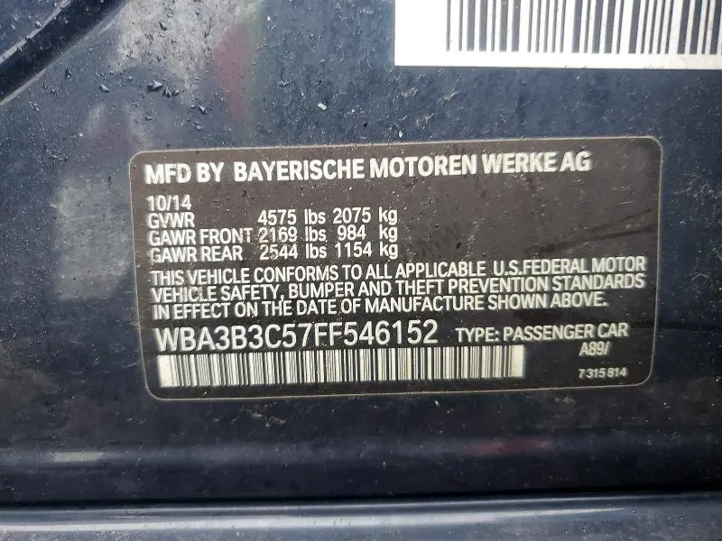 2015 BMW 328 XI  