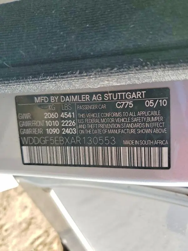 2010 MERCEDES-BENZ C 300  