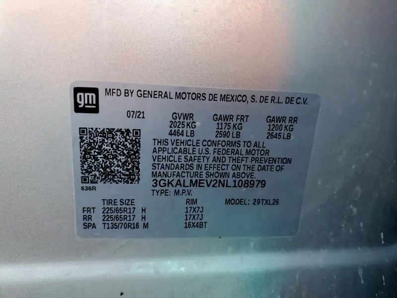 2022 GMC TERRAIN SLE  