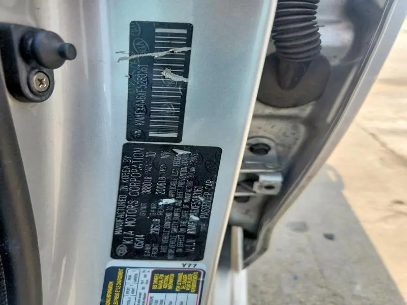 2015 KIA FORTE LX  
