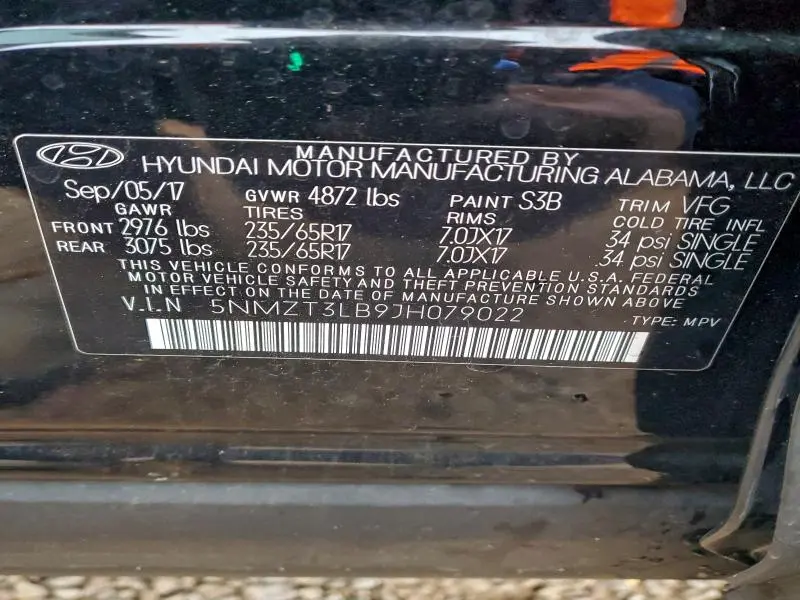 2018 HYUNDAI SANTA FE SPORT   