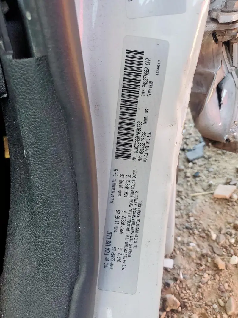 2015 CHRYSLER 200 LIMITED  