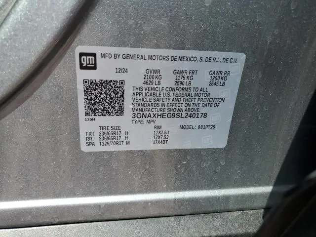 2025 CHEVROLET EQUINOX LT  