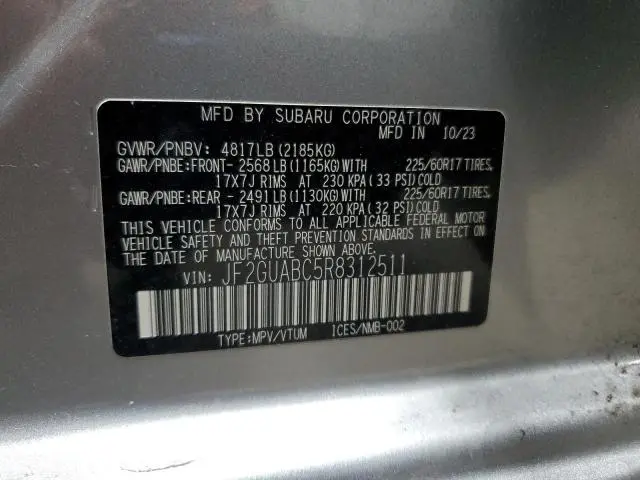 2024 SUBARU CROSSTREK   