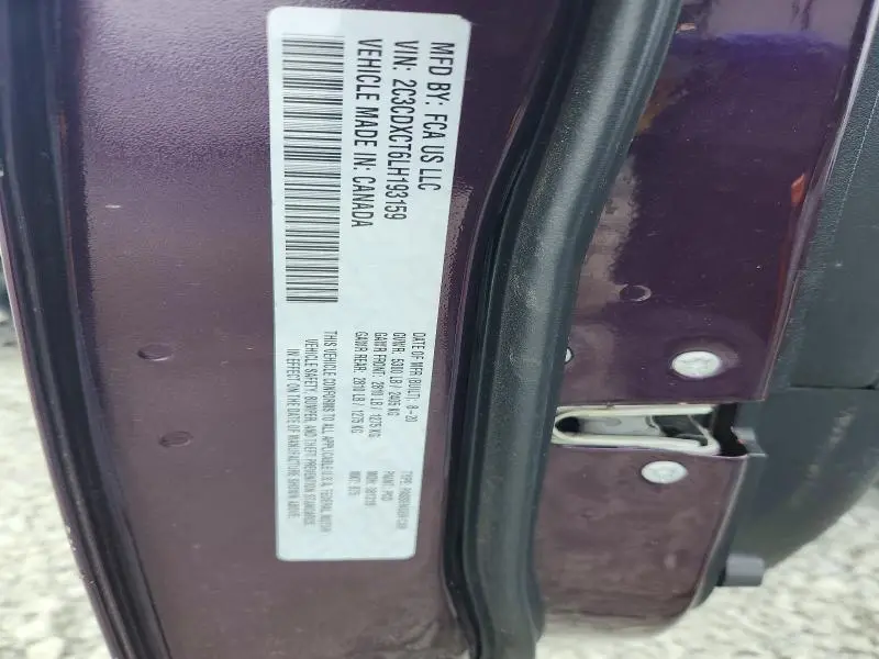 2020 DODGE CHARGER R  