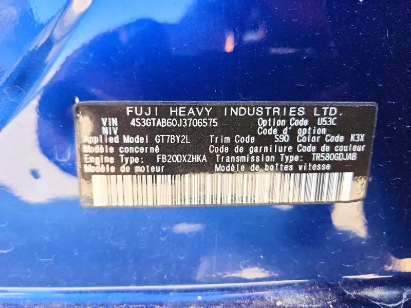 2018 SUBARU IMPREZA PREMIUM  