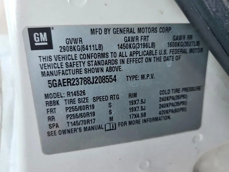 2011 BUICK ENCLAVE CXL  