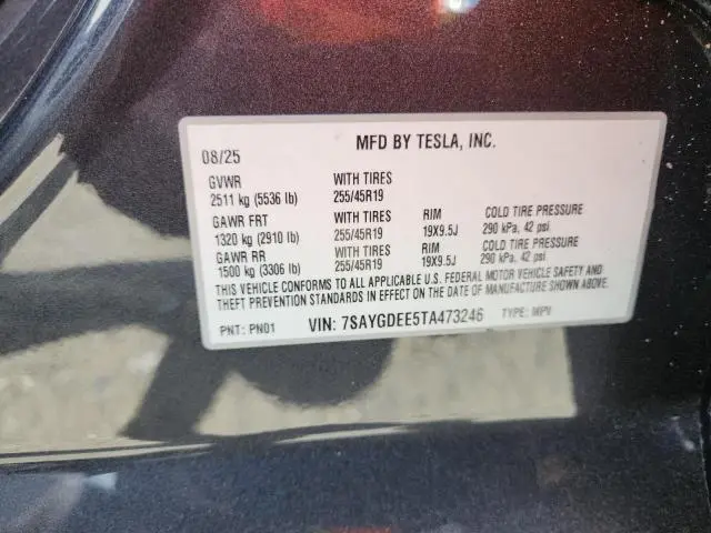 2026 TESLA MODEL Y   