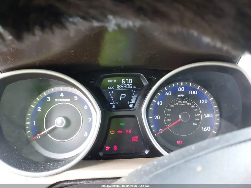 2012 HYUNDAI ELANTRA GLS (ULSAN PLANT)
