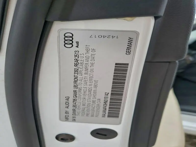 2017 AUDI A4 PREMIUM  