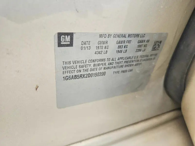 2013 CADILLAC ATS LUXURY  