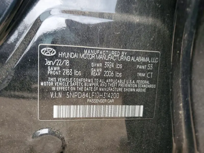 2018 HYUNDAI ELANTRA VALUE EDITION  