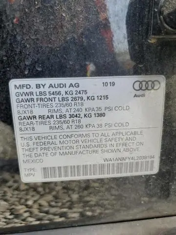 2020 AUDI Q5 PREMIUM  