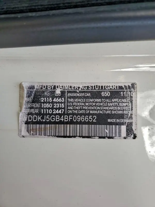 2011 MERCEDES-BENZ E 350  