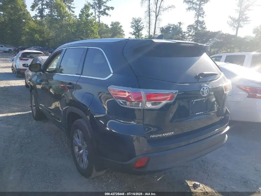 2014 TOYOTA HIGHLANDER XLE V6