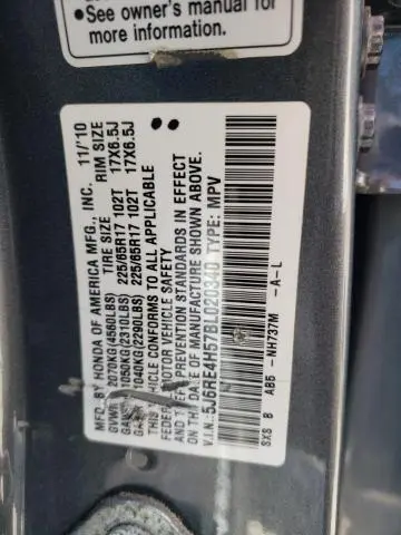 2011 HONDA CR-V EX  