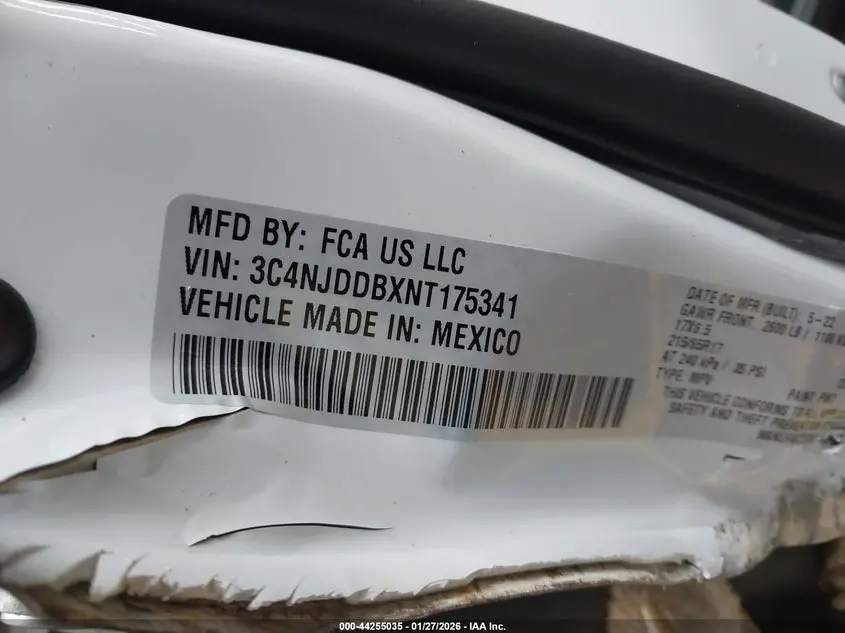 2022 JEEP COMPASS TRAILHAWK 4X4