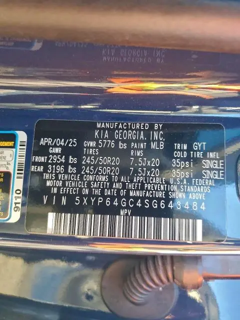 2025 KIA TELLURIDE S  