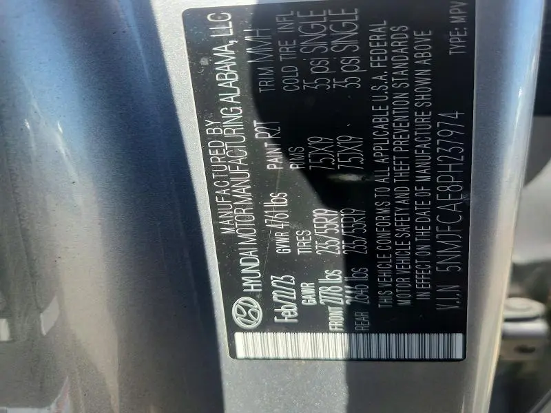 2023 HYUNDAI TUCSON SEL  