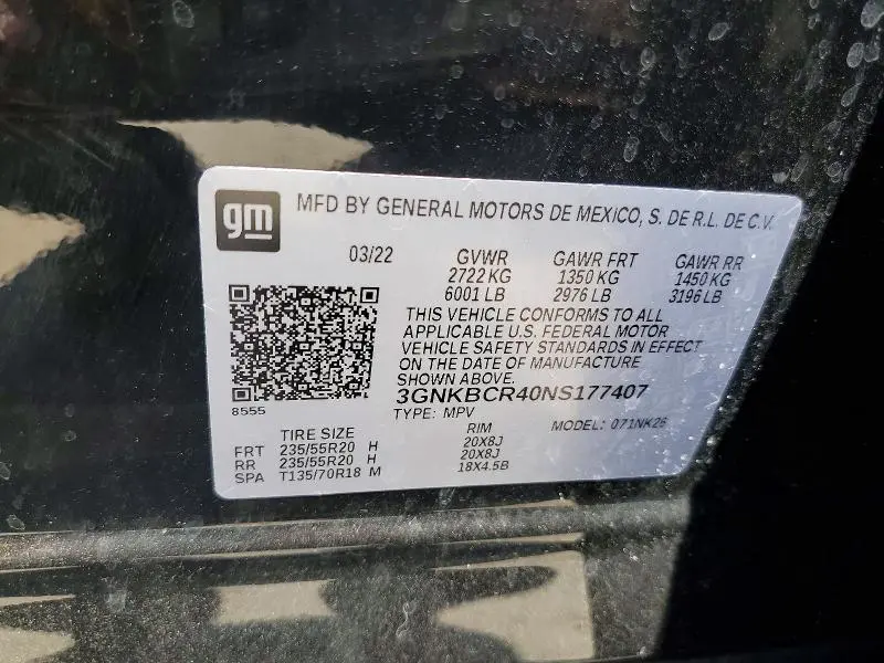 2022 CHEVROLET BLAZER 2LT  