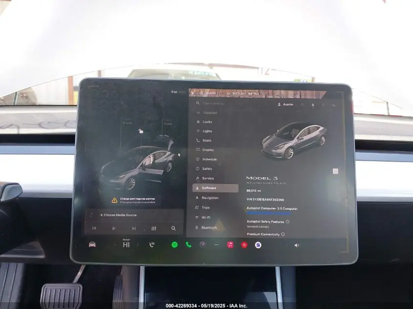 2019 TESLA MODEL 3 LONG RANGE/MID RANGE/STANDARD RANGE/STANDARD RANGE PLUS