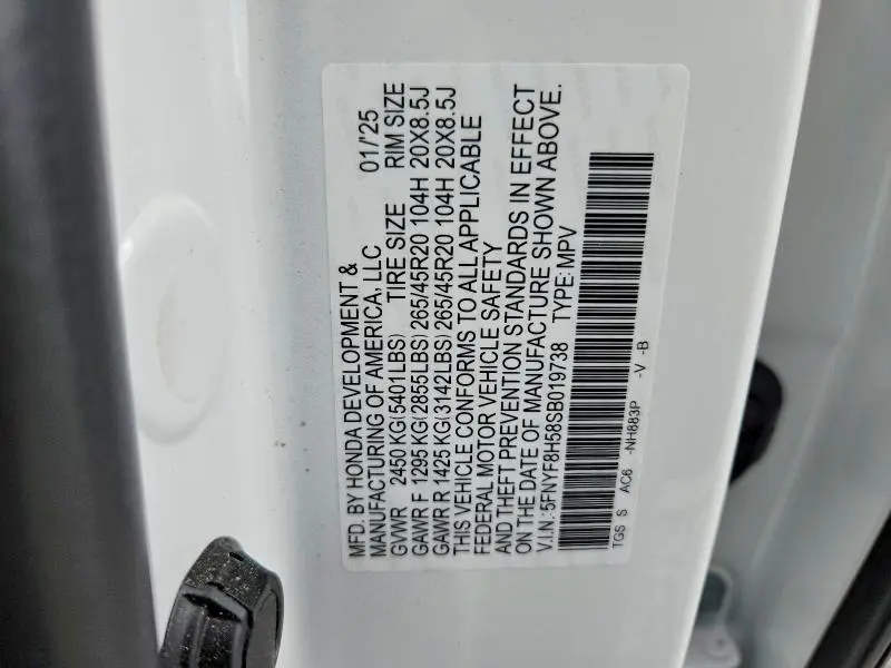 2025 HONDA PASSPORT EXL  