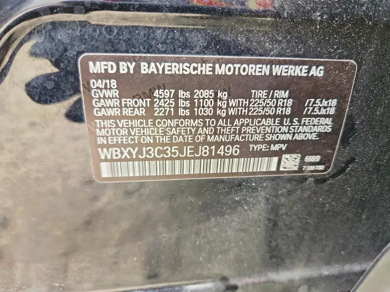 2018 BMW X2 SDRIVE28I  