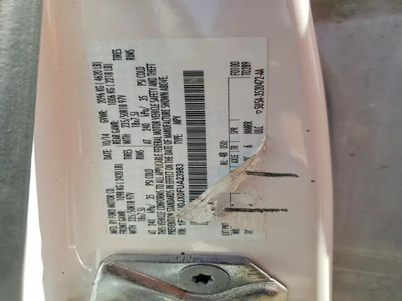 2015 FORD ESCAPE TITANIUM  