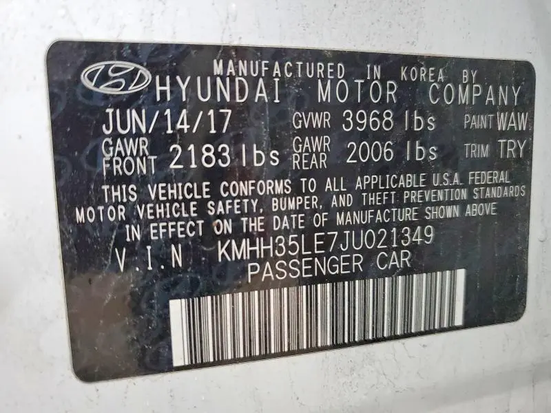 2018 HYUNDAI ELANTRA GT BASE  