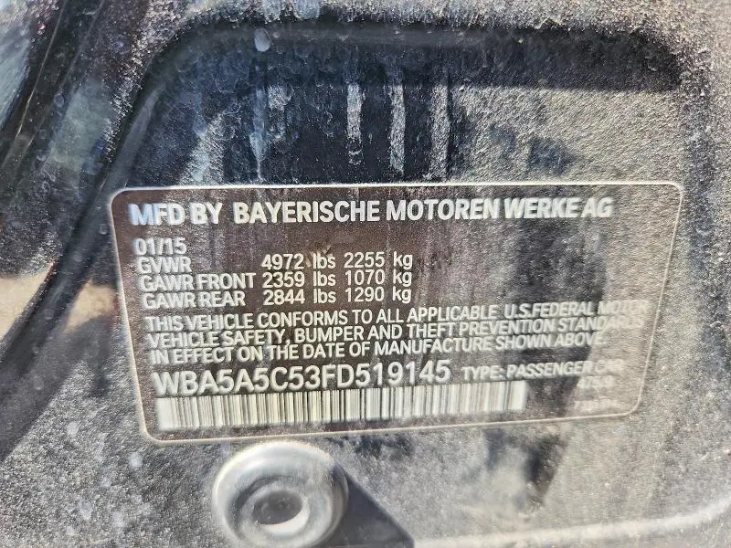 2015 BMW 528 I  