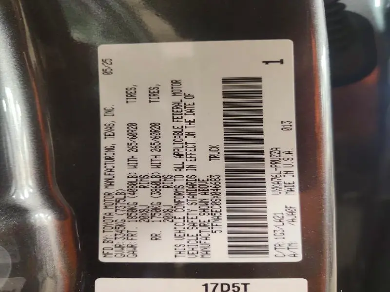 2025 TOYOTA TUNDRA CREWMAX PLATINUM  