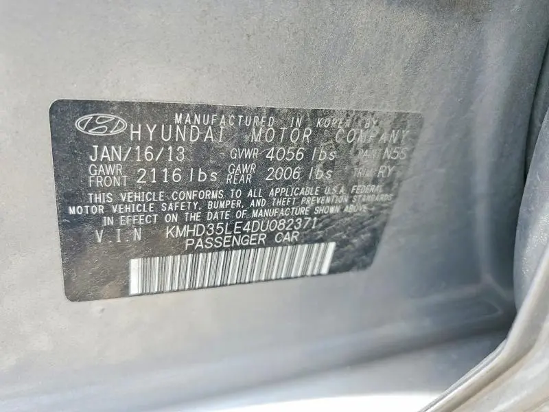 2013 HYUNDAI ELANTRA GT BASE  