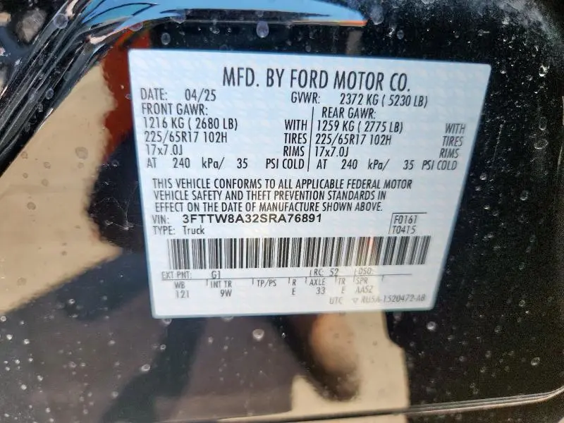 2025 FORD MAVERICK XL  