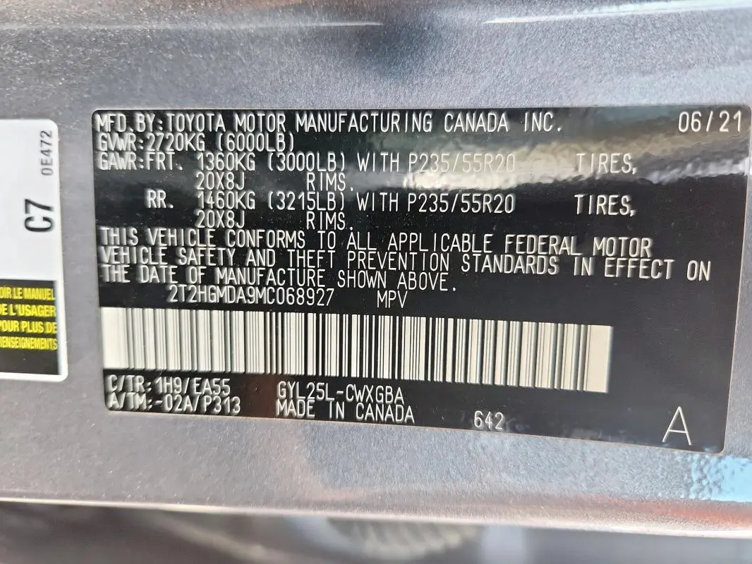 2021 LEXUS RX 450H  