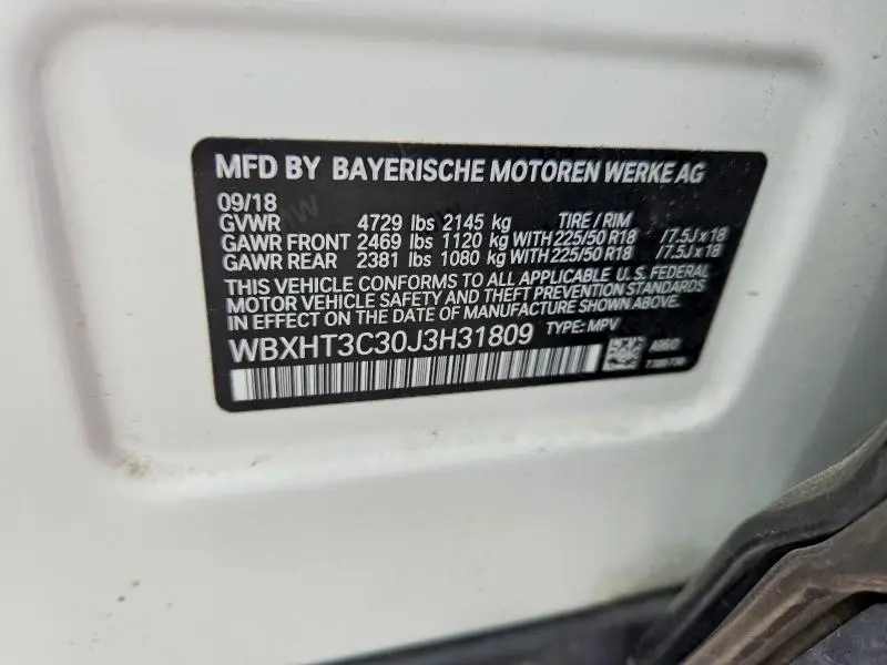 2018 BMW X1 XDRIVE28I  