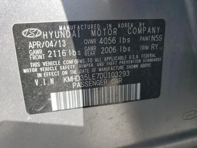 2013 HYUNDAI ELANTRA GT   