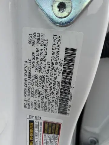 2021 ACURA RDX TECHNOLOGY  