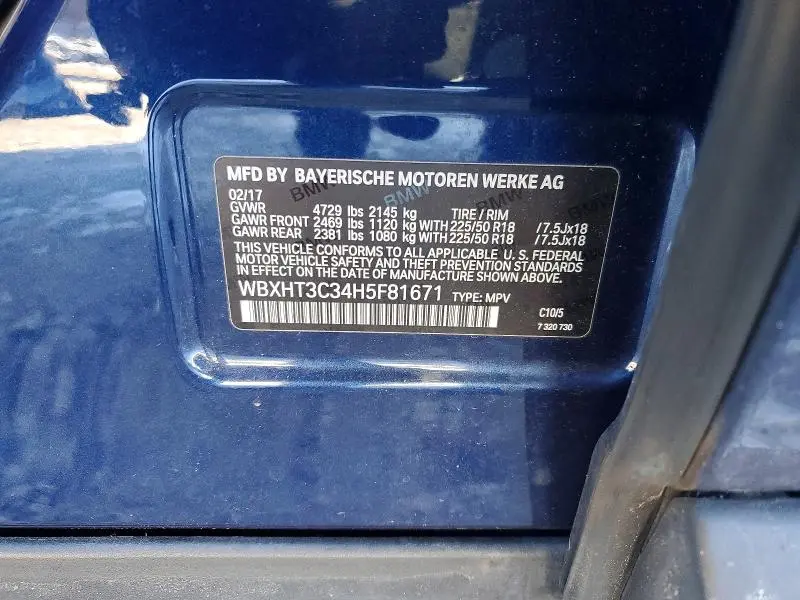 2017 BMW X1 XDRIVE28I  