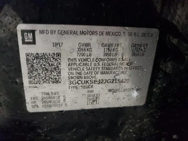 2018 CHEVROLET SILVERADO K1500 LTZ  