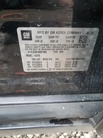 2019 BUICK ENCORE SPORT TOURING  