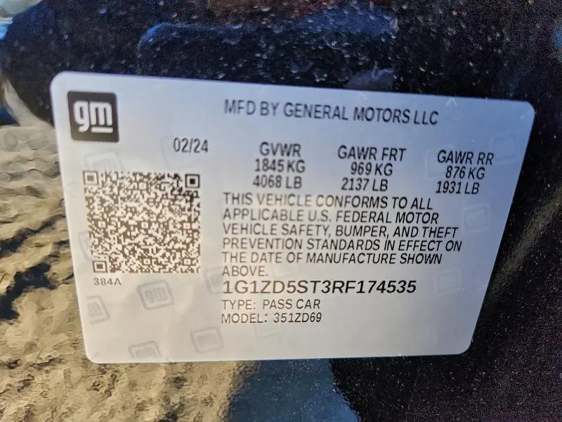 2024 CHEVROLET MALIBU LT  