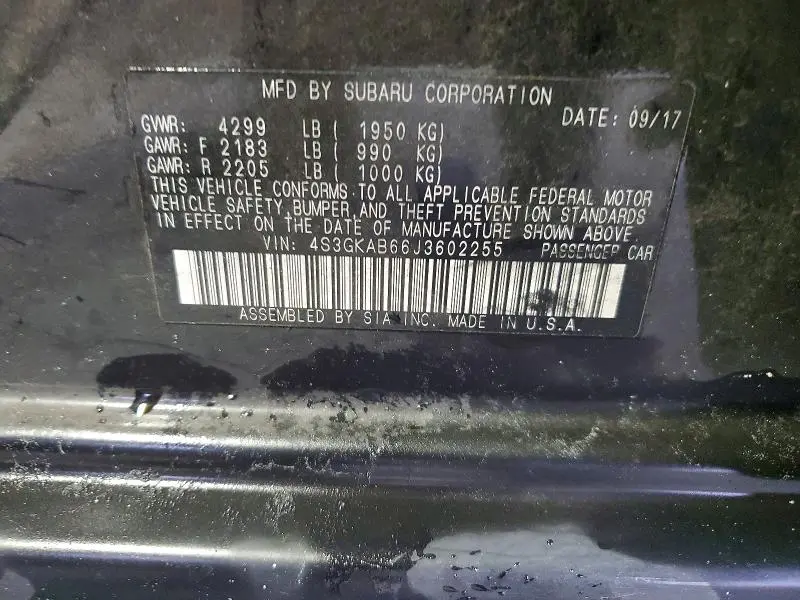 2018 SUBARU IMPREZA PREMIUM  