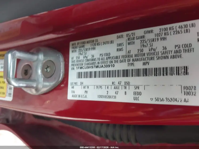 2021 FORD ESCAPE SEL