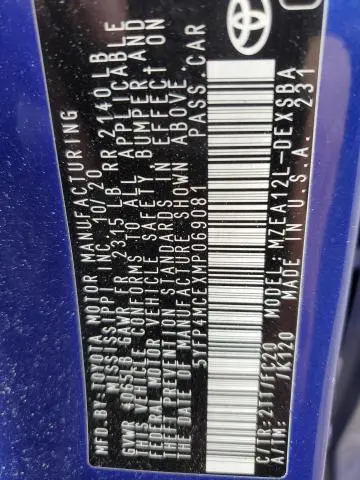 2021 TOYOTA COROLLA SE  