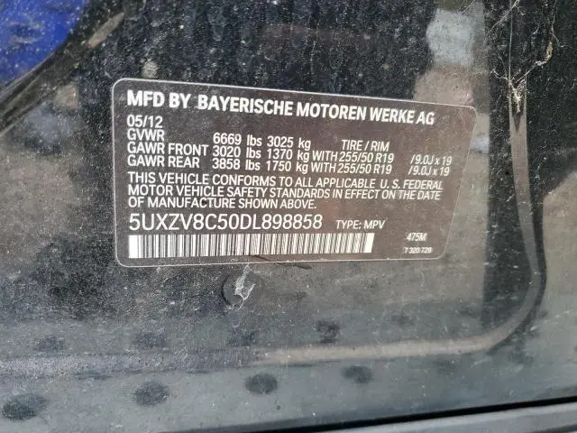 2013 BMW X5 XDRIVE50I  