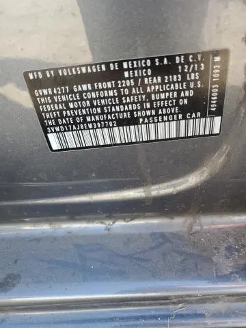 2014 VOLKSWAGEN JETTA SE  