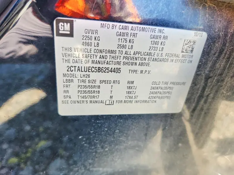 2011 GMC TERRAIN SLT  