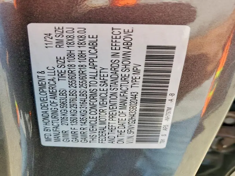 2025 HONDA PILOT EXL  